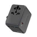 SNUG 5 Port Universal Travel Adapter - 65W - Black (SNPW-UNI65W-B)