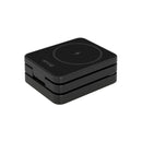 Snug 3-In-1 Magnetic Wireless Travel Charger 15W - Black (SNWI-3IN1TRV-BK)