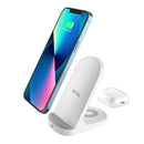 Snug Wireless 2-In-1 Stand Charger 15W - White (SNWI-STD2IN1-WH)