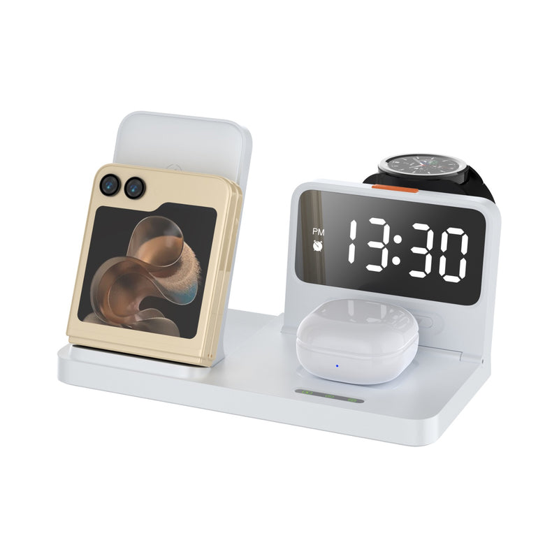 Snug 4-In-1 Wireless Stand Charger 15W - White (SNWI-STD4IN1-WH)