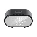 Snug Wireless Charger With Clock 15W - Black (SNWI-STDCLK-BK)