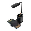 Snug LED Wireless Charger Pad With Pen Holder 15W - Black (SNWI-STDPEN-BK)