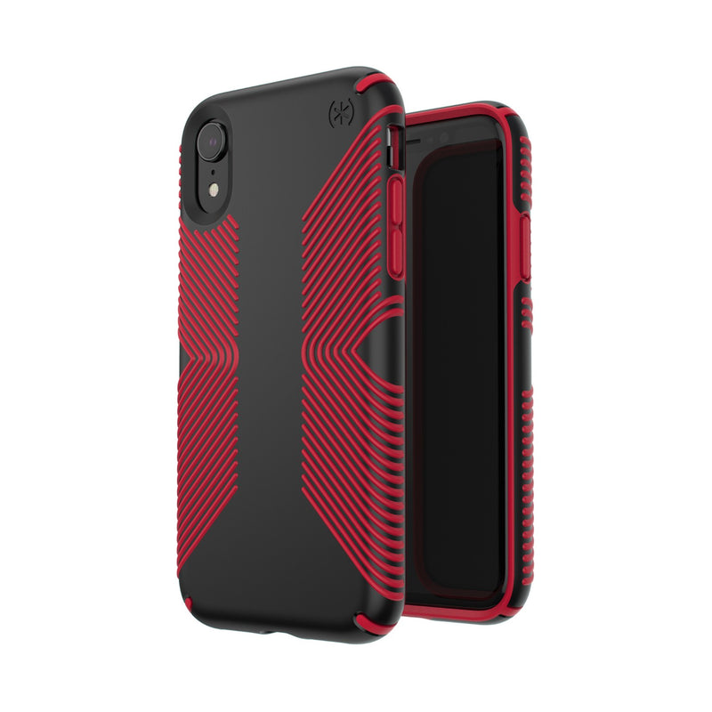 Speck Presidio Grip Case - Apple iPhone XR Black/Red