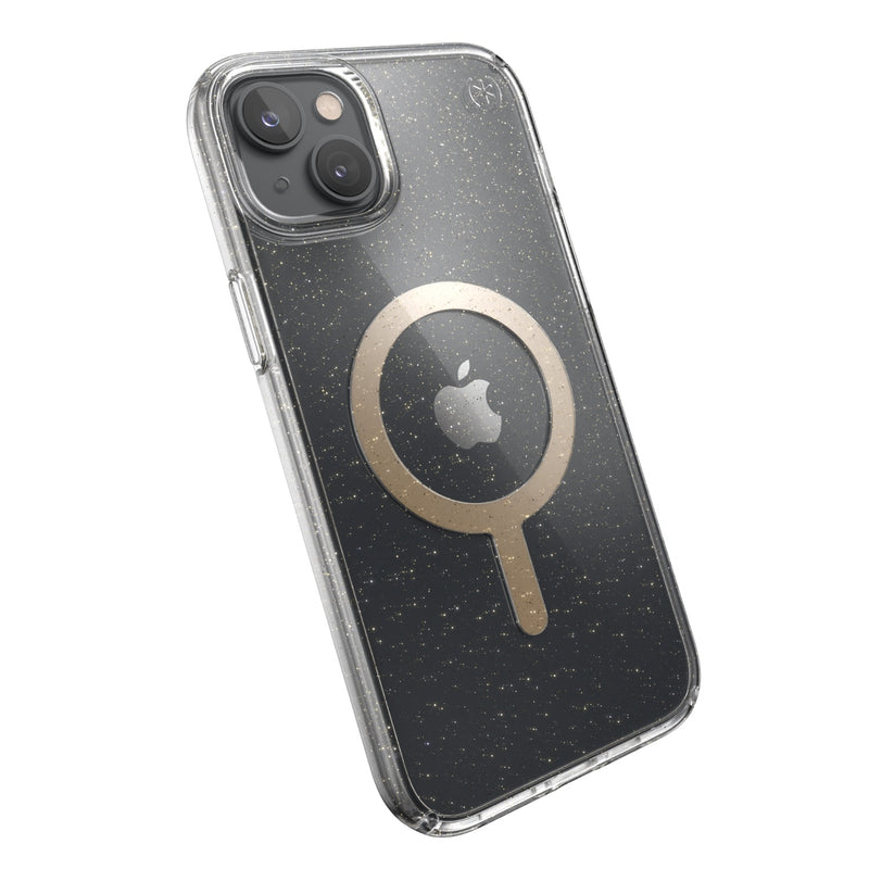 Speck Presidio Perfect Clear Glitter Magsafe Case - iPhone 14 Plus