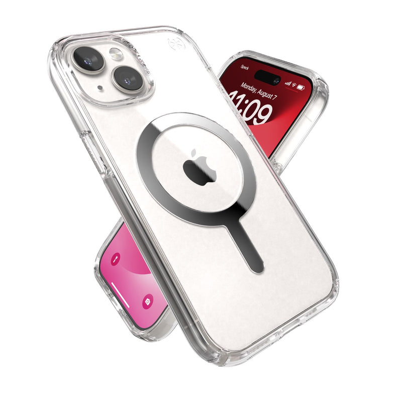 Speck Presidio Perfect-Clear MagSafe Case - Apple iPhone 15 - SPK150553-3240