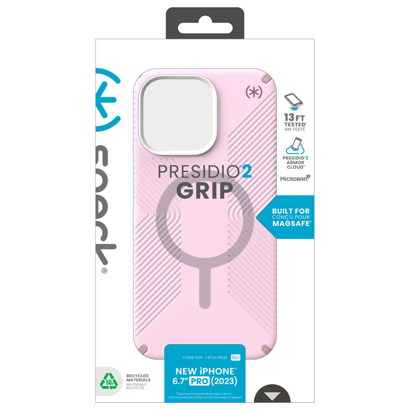 Speck Presidio2 Grip MagSafe Case - Apple iPhone 15 Pro Max - SPK150575-3207