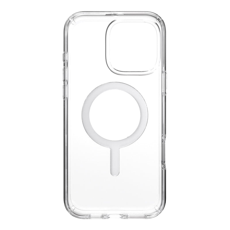 Speck Presidio Perfect Clear MagSafe Case - Apple iPhone 16 Pro Max - Clear & Chrome (SPK150773-3240)