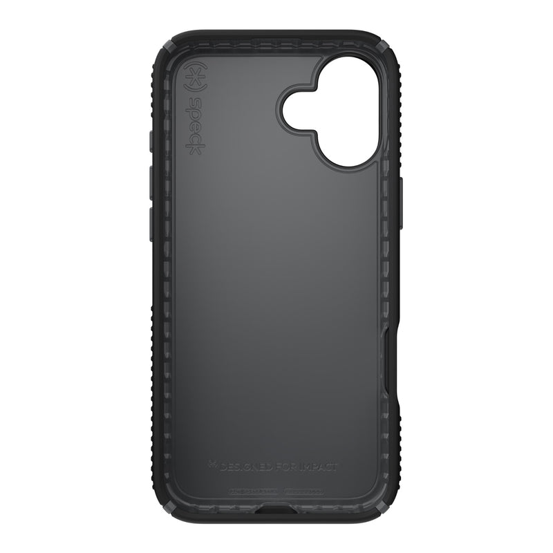 Speck Presidio2 Grip Case - Apple iPhone 16 Plus - Black & Slate Grey (SPK150777-3205)