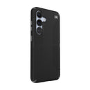 Speck Presidio2 Grip Case - Samsung Galaxy S25 - Black & Slate Grey (SPK150874-3205)