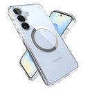 Speck Presidio Perfect Clear Magnet Case - Samsung Galaxy S25+ - Clear & Chrome (SPK150885-3199)