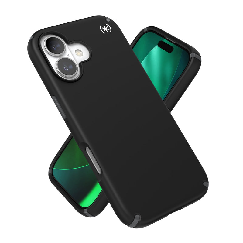 Speck Presidio2 Pro MagSafe Case - Apple iPhone 17 - Black & Slate Grey (SPK150957-D143)