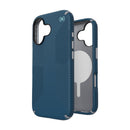 Speck Presidio2 Grip MagSafe Case - Apple iPhone 17 Pro Max - Blue & Silver (SPK150958-3261)