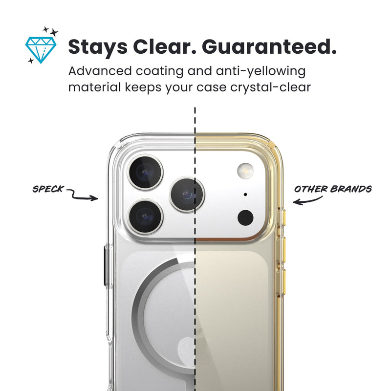 Speck Presidio Perfect Clear MagSafe Case - Apple iPhone Air - Clear (SPK150972-3240)