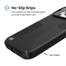 Speck Presidio2 Grip MagSafe Case - Apple iPhone 17 Pro - Black & Slate Grey (SPK150976-D143)