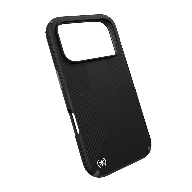 Speck Presidio2 Grip MagSafe Case - Apple iPhone 17 Pro - Black & Slate Grey (SPK150976-D143)
