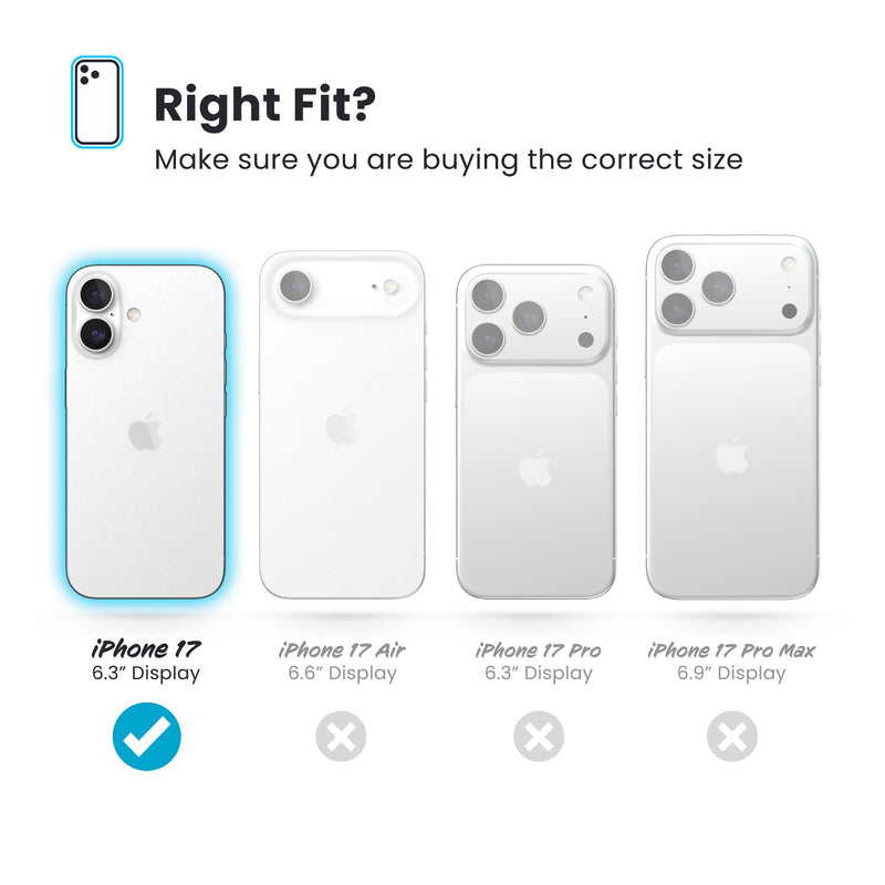 Speck Presidio2 Pro MagSafe Case - Apple iPhone 17 - Blue & Silver (SPK151008-3261)