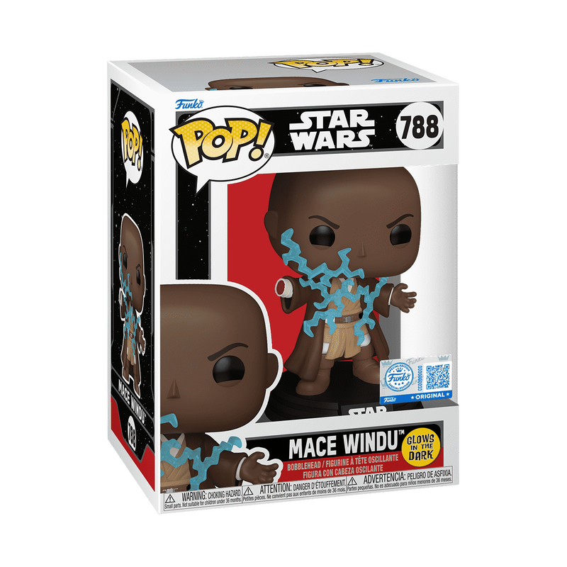 Funko Pop!: Star Wars - Mace Windu (Glows In The Dark )(Special Edition) (FN-POP-00087252)
