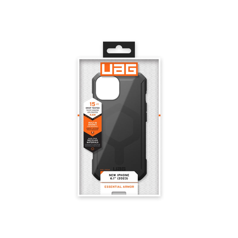 UAG Essential Armor MagSafe Case - Apple iPhone 15 - UAG-I15-EAMBK