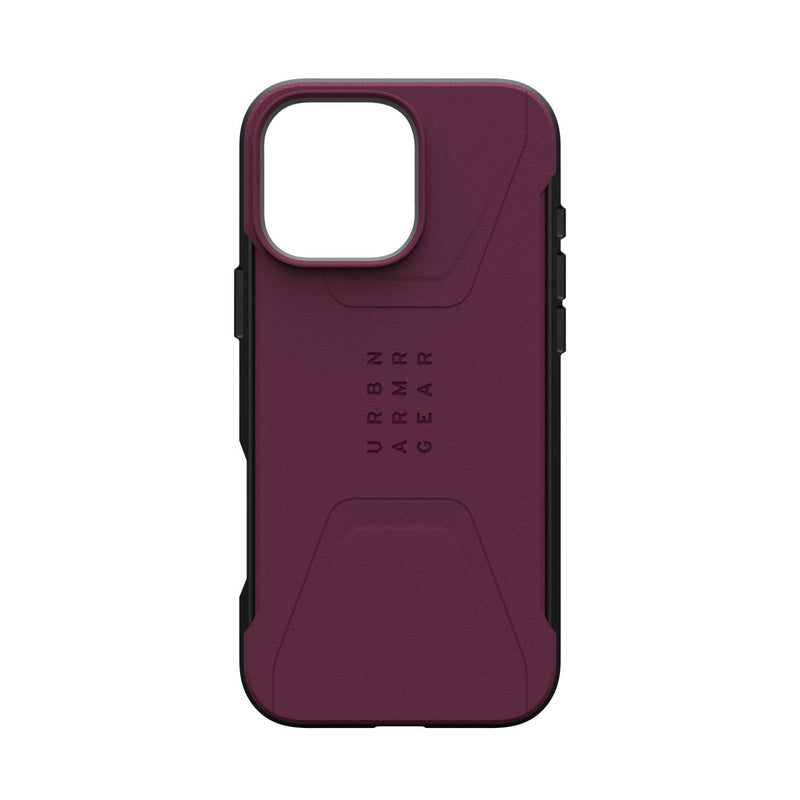 UAG Civilian Magsafe Case - Apple iPhone 16 Pro Max - Bordeaux (UAG-I16PM-CMBX)