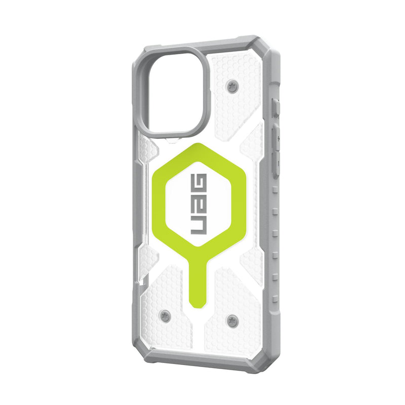 UAG Pathfinder Clear Magsafe Case - Apple iPhone 16 Pro Max - Neon (UAG-I16PM-PCLMN)