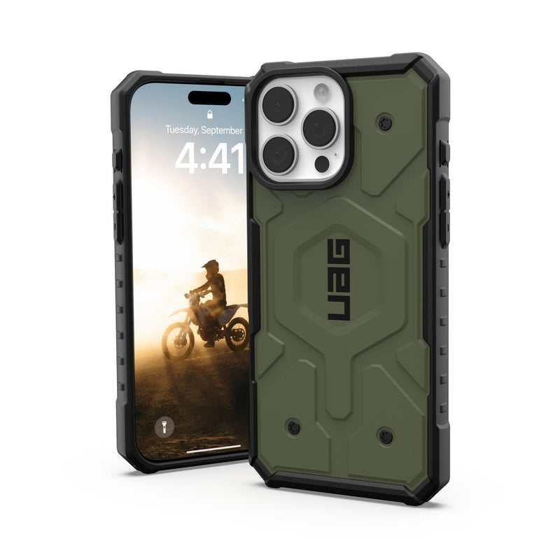 UAG Pathfinder Magsafe Case - Apple iPhone 16 Pro Max - Olive Drab (UAG-I16PM-PTHMO)