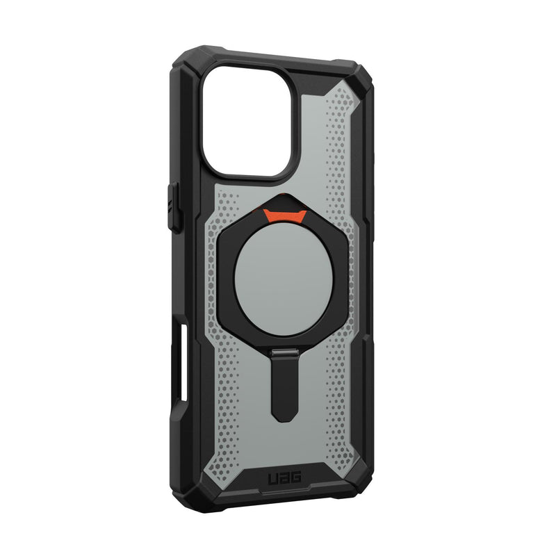 UAG Plasma XTE MagSafe Case - Apple iPhone 16 Pro Max - Black & Orange (UAG-I16PM-PXTEB)