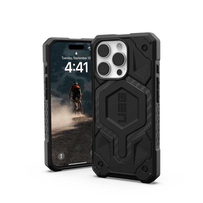 UAG Monarch Case - Apple iPhone 16 Pro - Carbon Fibre (UAG-I16PR-MONCF)