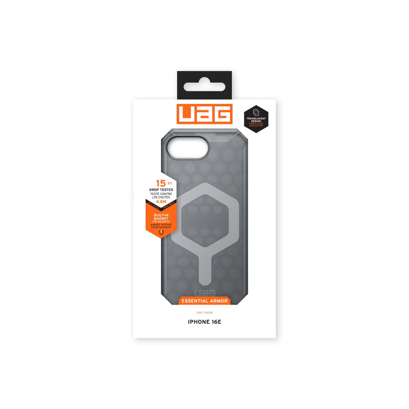 UAG Essential Armor MagSafe Case - Apple iPhone 16e - Ash (UAG-ISE25-EAMAS)
