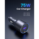 UGREEN Trio PD Car Charger 75W - Space Grey (UG-EC703-35024)