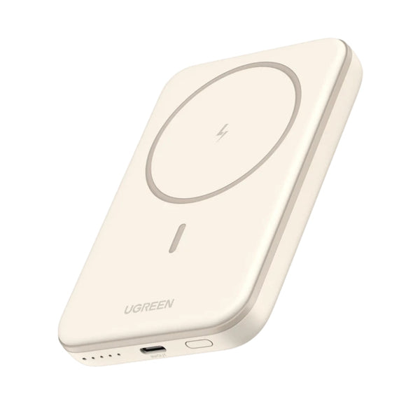 UGREEN 5000mAh Magnetic Wireless Power Bank - White (UG-PB560-25207)