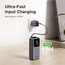 UGREEN 20000mAh Power Bank With Retractable Cable 165W - Grey (UG-PB726-55987B)