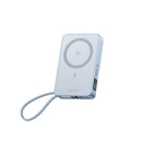 UGREEN 10000mAh Magnetic Wireless Power Bank With Built-in Cable - Blue (UG-PB773-65958B)