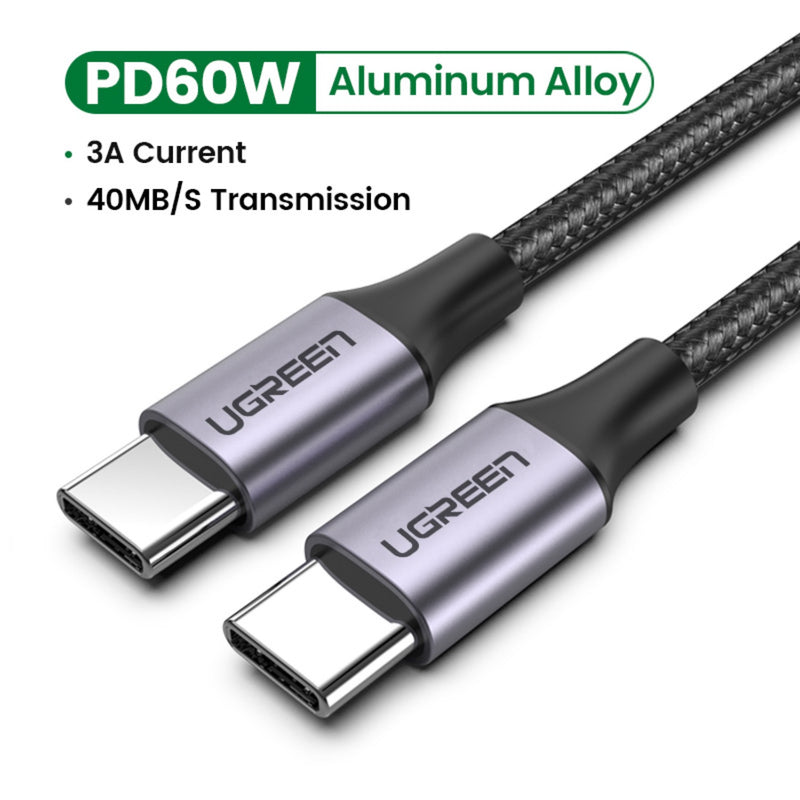 UGREEN Type-C To Type-C Cable 60W - 1 Metre (UG-US261-50150)