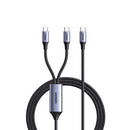 UGREEN Dual Type-C To Type-C Braided Cable 100W 1.5 Metre - Black (UG-US561-35087)