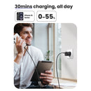 UGREEN 1 Port PD Wall Charger With Cable - 30W - Black (UG-X513-65012)