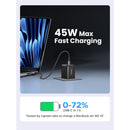 UGREEN 2 Port Type-C PD Wall Charger 45W - Black (UG-X526-65058)