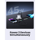 UGREEN 2 Port GaN PD Wall Charger 45W - White (UG-X526-65154)