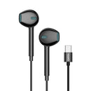 Yookie YTL-09 Wired Earphones Type-C - Black (YOOKIE-YTL09-B)
