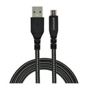 INTOUCH Micro USB Tough Braided Cable 2 Metres - Black (IT-CSC3024-BK)