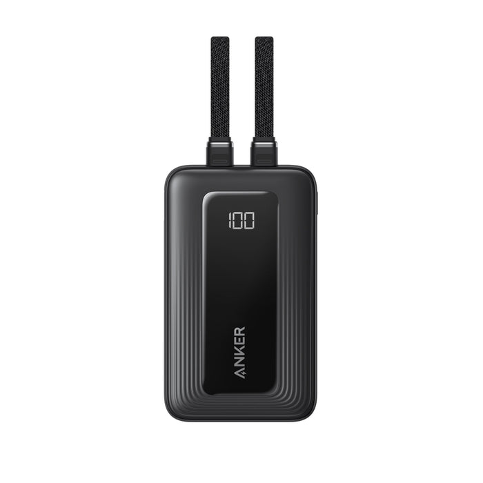 Anker Zolo Power Bank 20000mAh 45W With Dual Built-in USB-C Cables - Black (A110MH12)