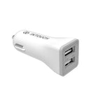 INTOUCH Dual USB Car Charger 2.1A - White (IT-CLD3011-WH)