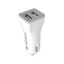 INTOUCH Dual USB Car Charger 2.1A - White (IT-CLD3011-WH)