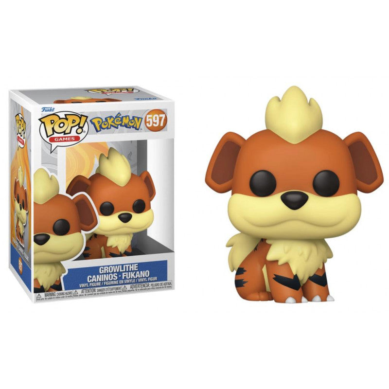 Funko Pop! Games: Pokemon - Growlithe Caninos Fukano