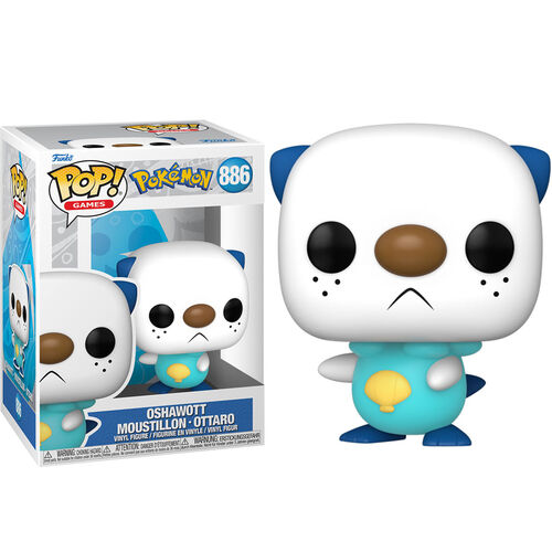 Funko Pop! Games: Pokemon - Oshawott Moustillon Ottaro