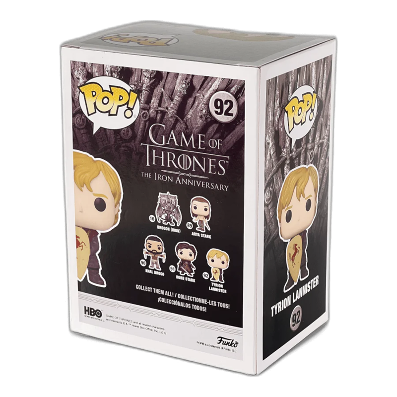 Funko Pop! Television:Game Of Thrones-Tyrion With Shield