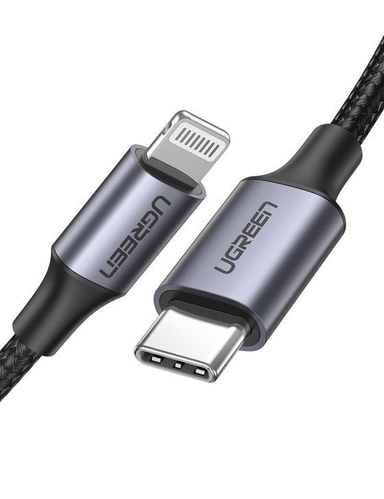 UGREEN Type-C To Lightning Braided Cable - 2 Meter