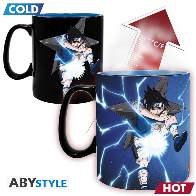 Naruto - Mug Heat Change - 460 ml - Naruto & Sasuke