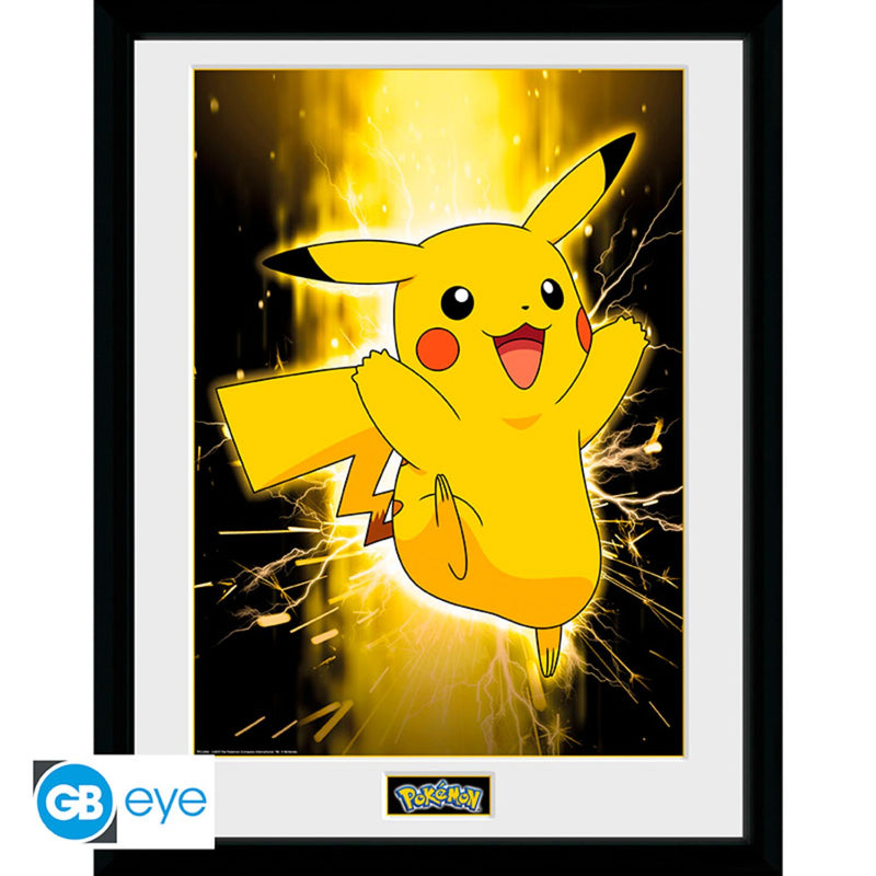 Pokemon - Framed Print Pikachu (30x40)