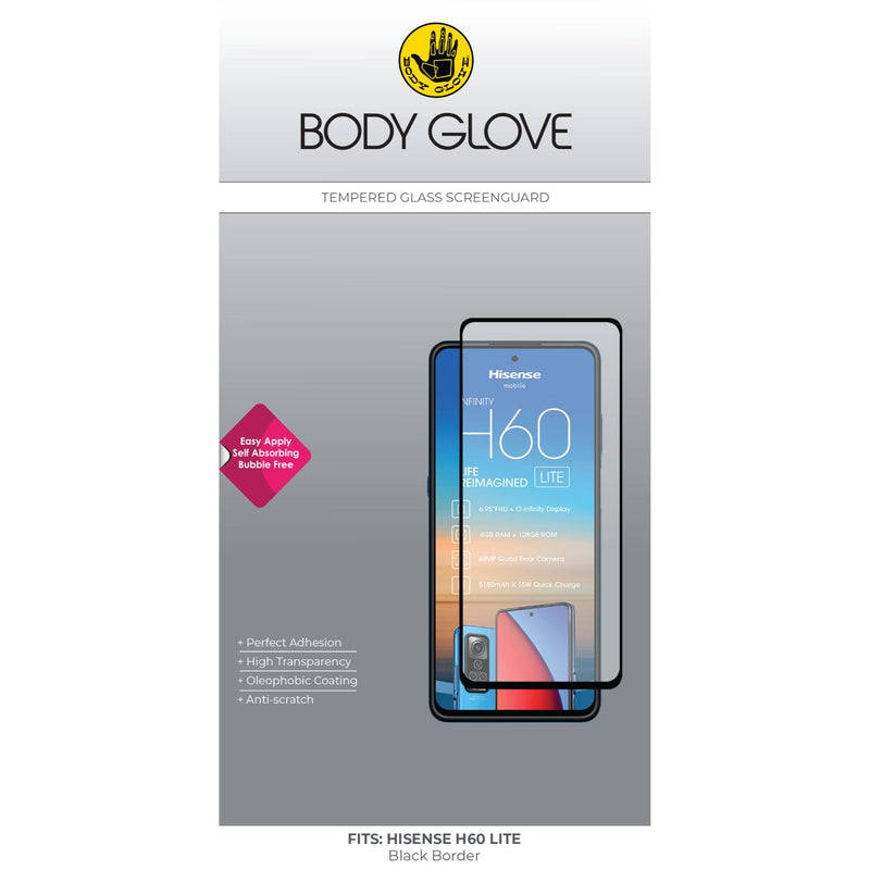 Body Glove Tempered Glass Screen Protector - Hisense H60 Lite