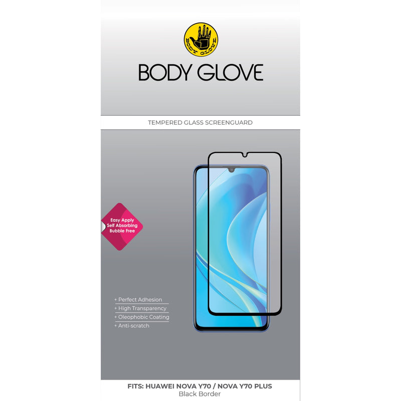 Body Glove Tempered Glass Screen Protector - Huawei nova Y70/Y70 Plus